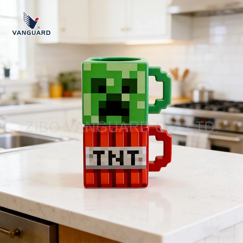 square branded ceramic mug square branded ceramic mug